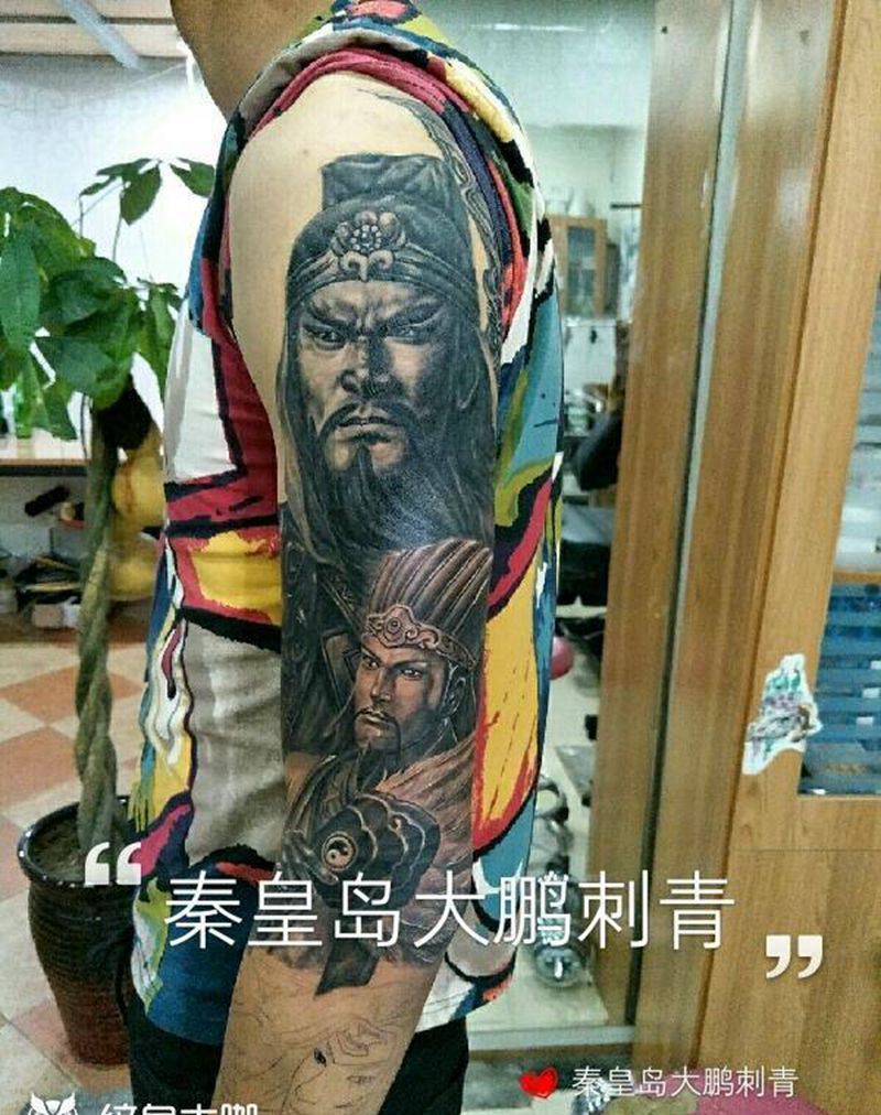 三国纹身图片