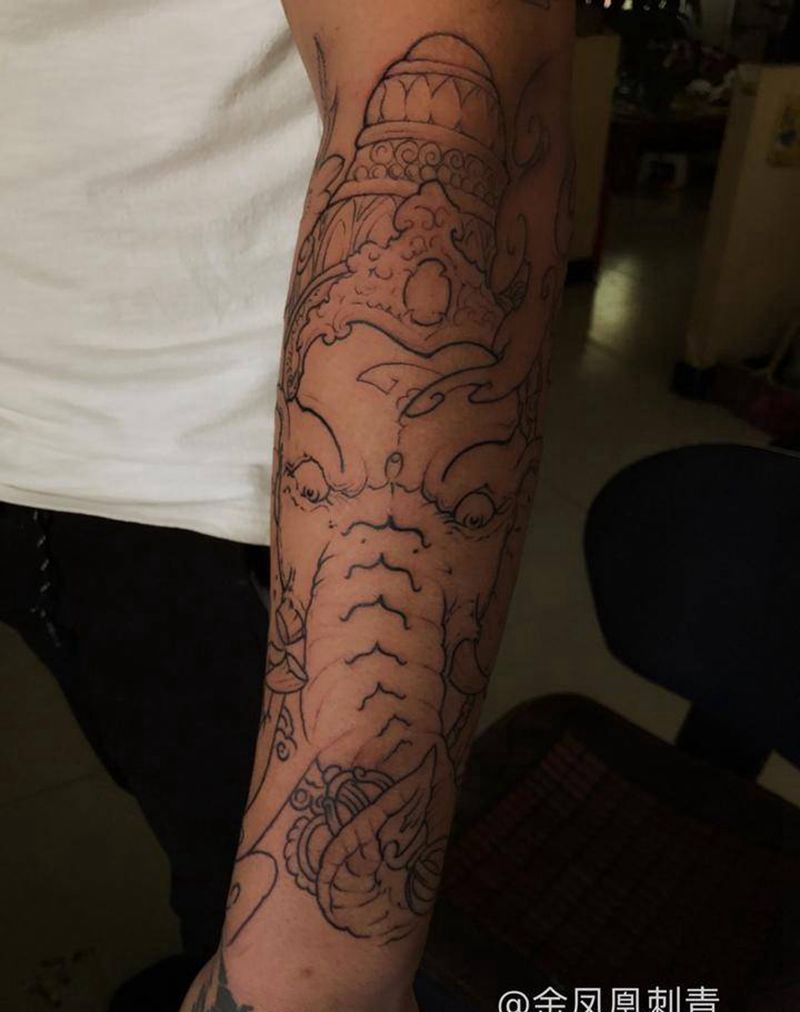 未完纹身图片