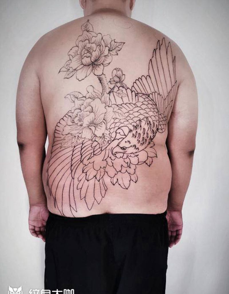 老图添加修改未完待续纹身图片_背部新传统纹身图案