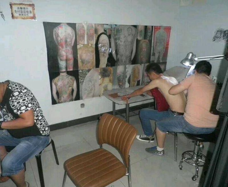 徒弟学习期间花絮纹身图片