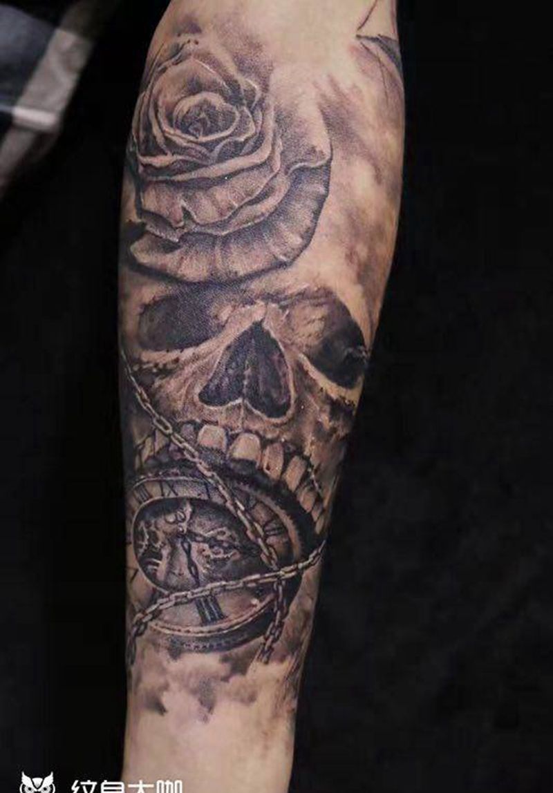 欧美纹身图片_手臂欧美纹身图案