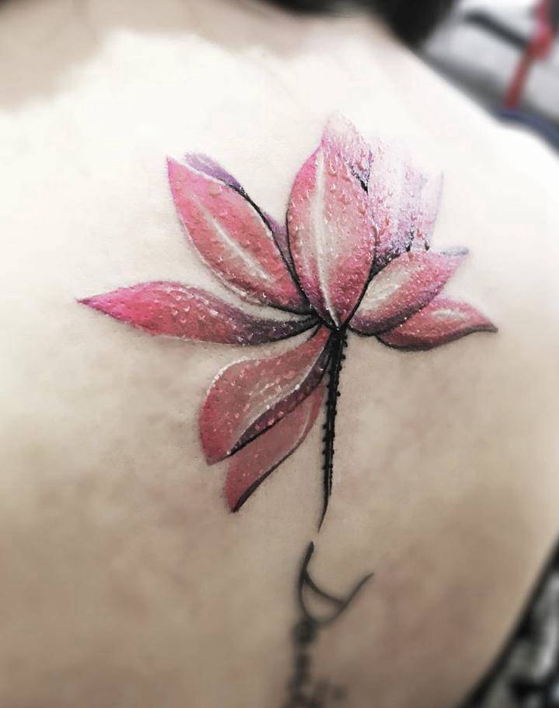 《莲》纹身图片