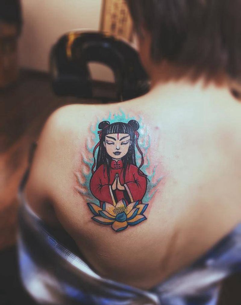 痛仰的哪吒修改一下纹身图片