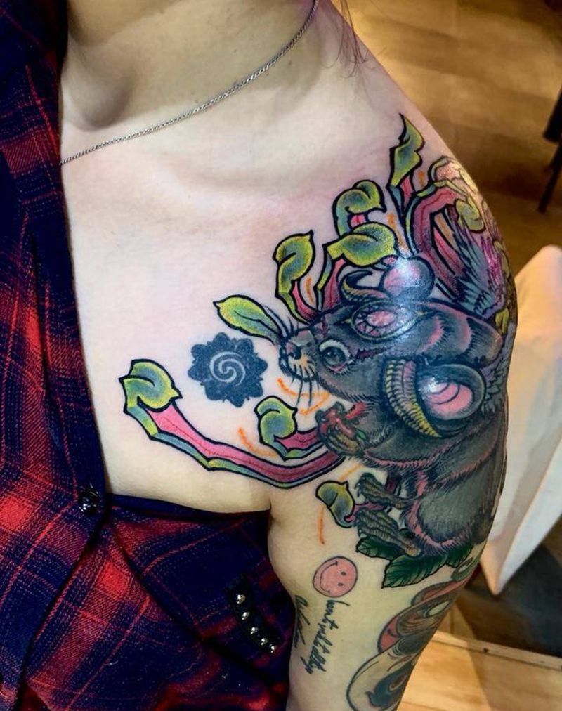 new school纹身图片