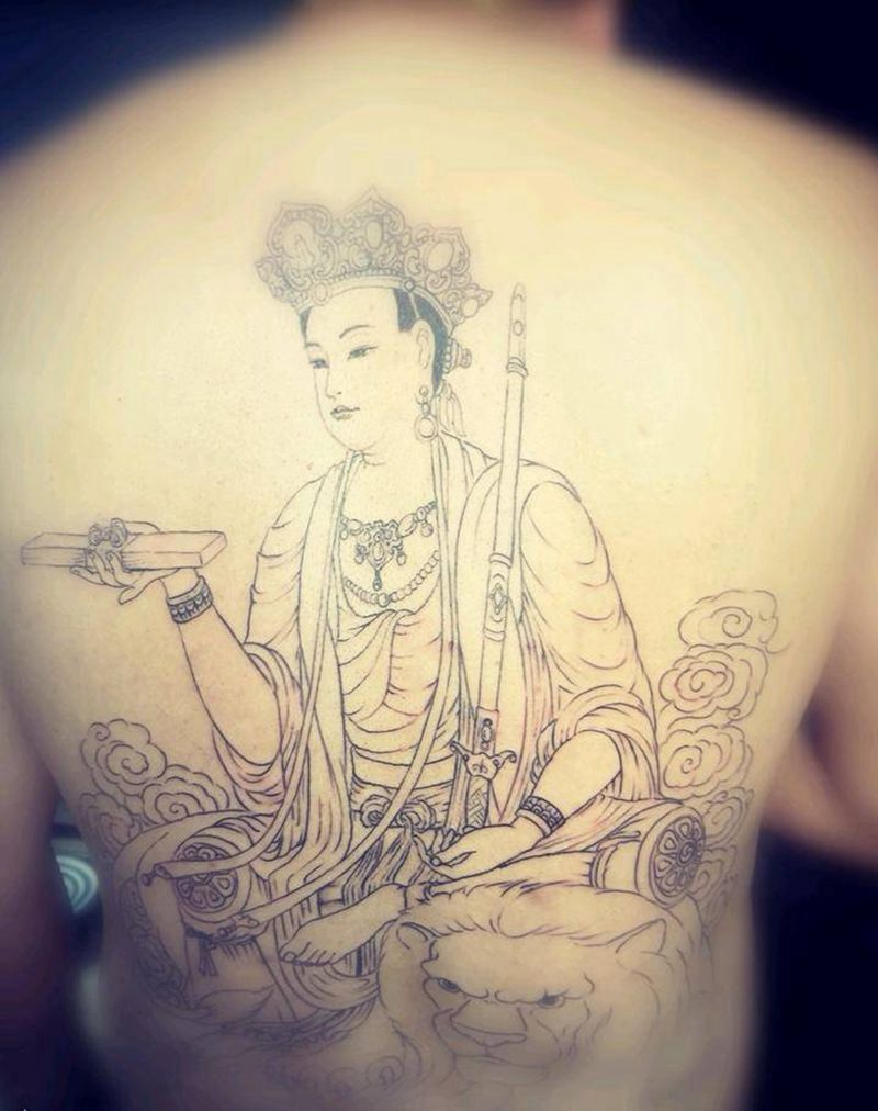 菩萨纹身图片
