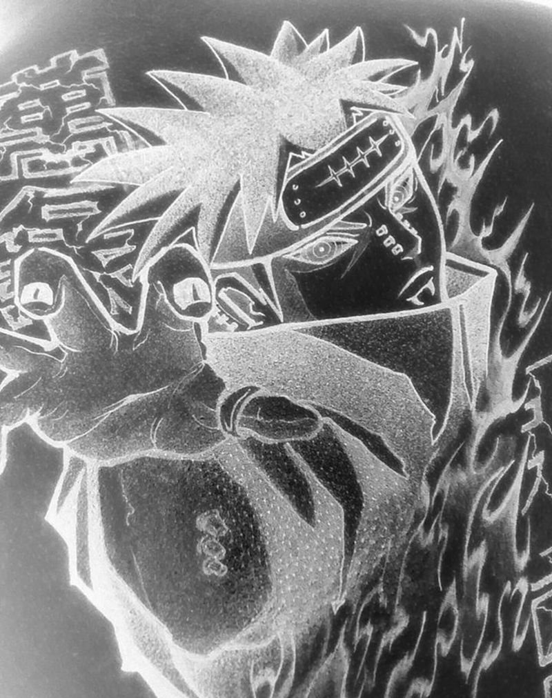 火影系列-弥彦纹身图片_背部点刺纹身图案