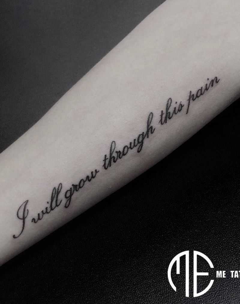 字母纹身图片_手臂纹身图案