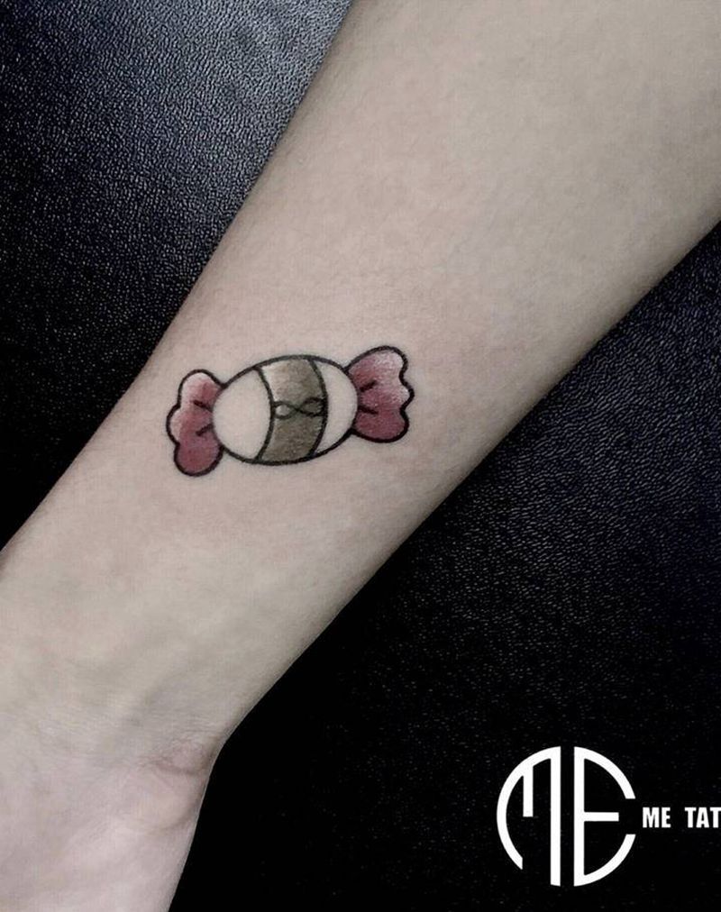 糖果纹身图片_手臂纹身图案