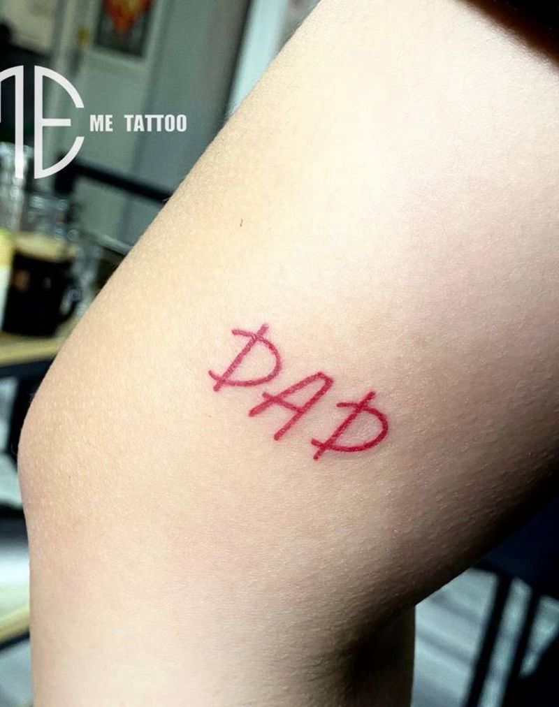 小字母纹身图片_手臂纹身图案
