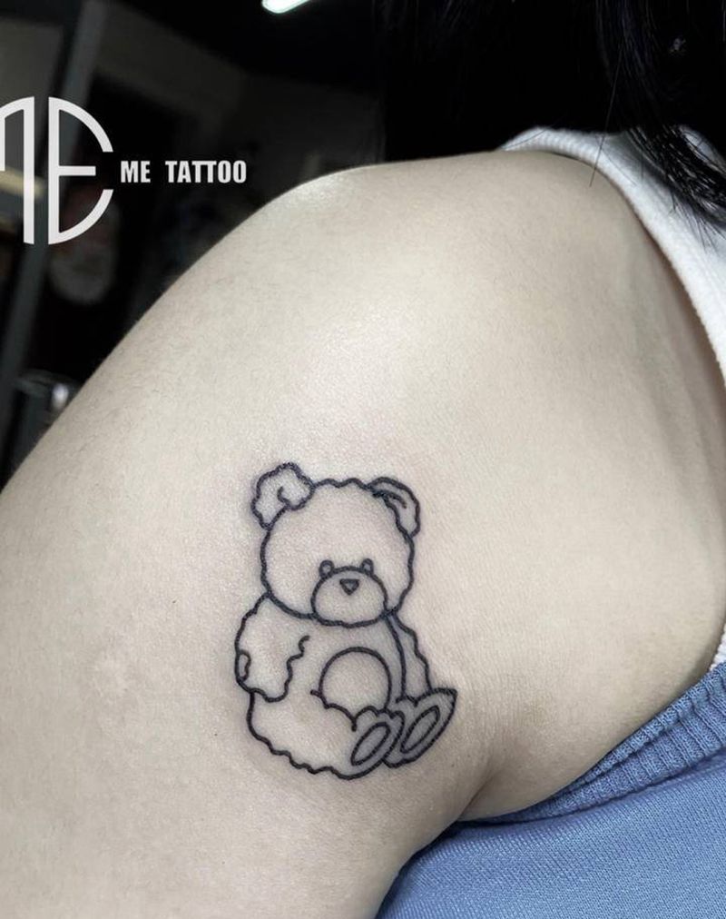 简笔纹身图片_手臂腿部纹身图案