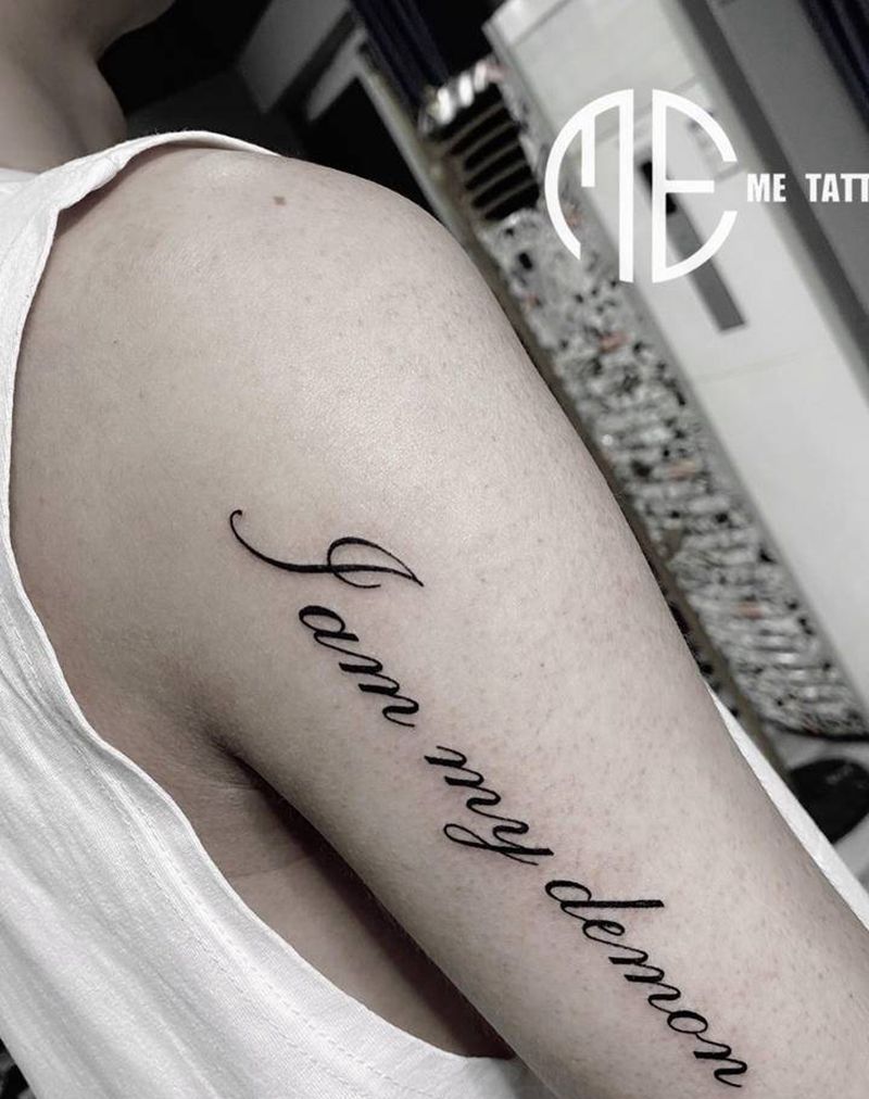 字母纹身图片_手臂纹身图案