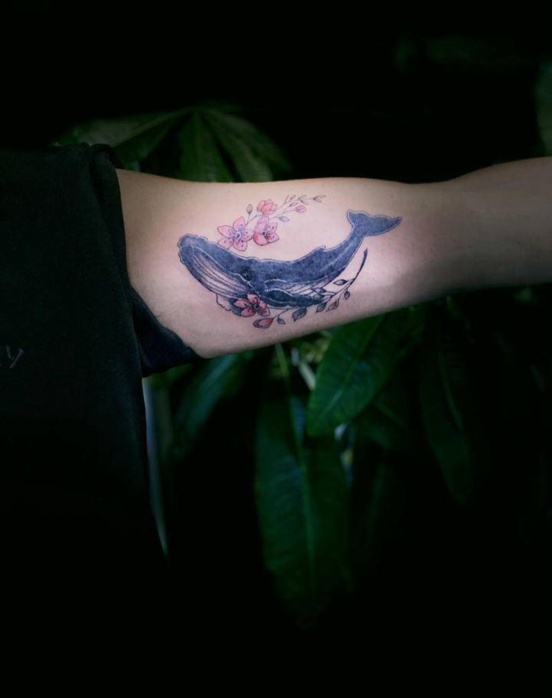 驻店师傅特价遮盖纹身图片_手臂New School水彩纹身图案