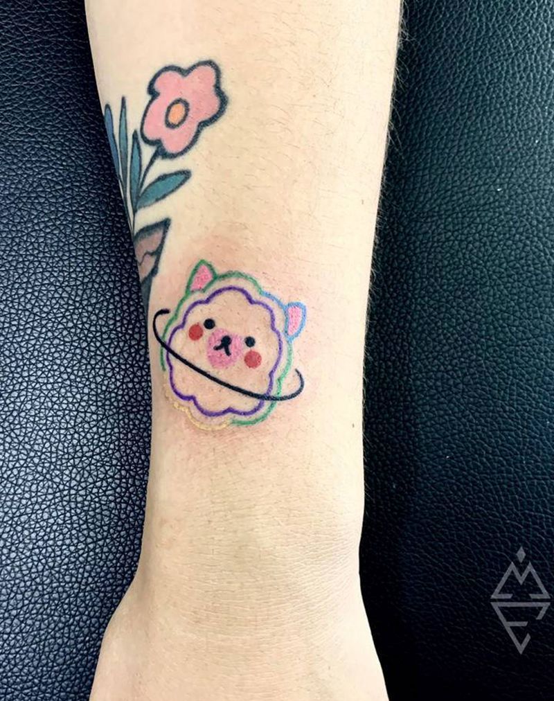 小清新纹身图片_手臂纹身图案