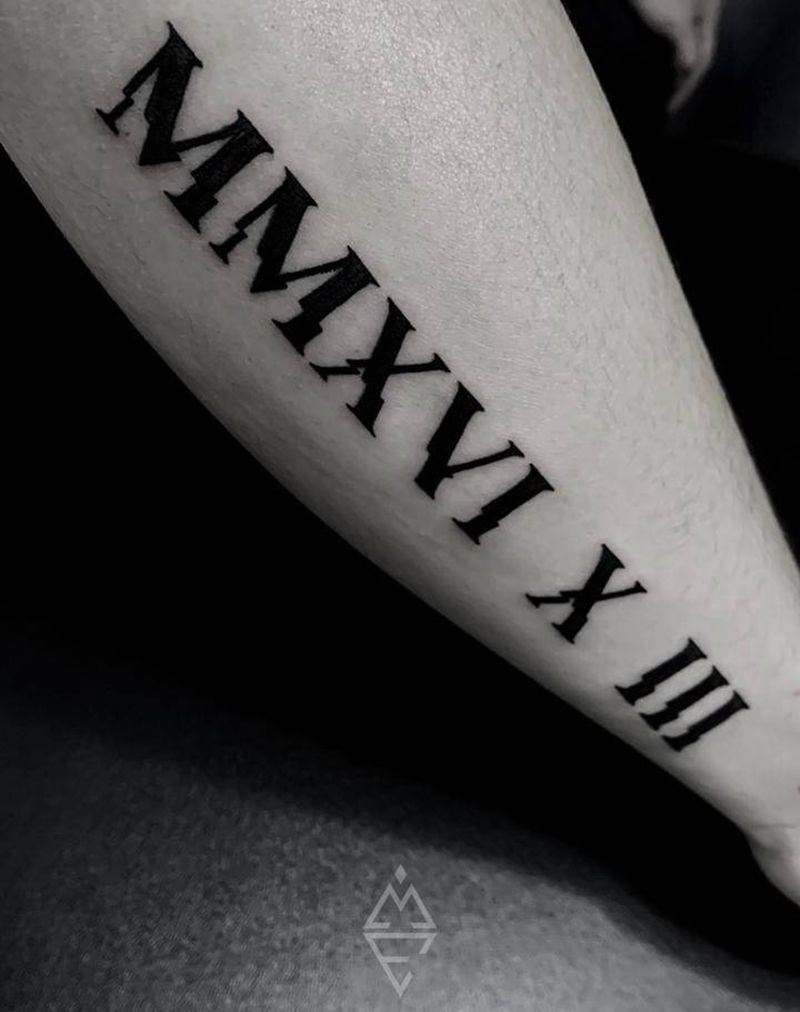 字纹身图片_手臂纹身图案