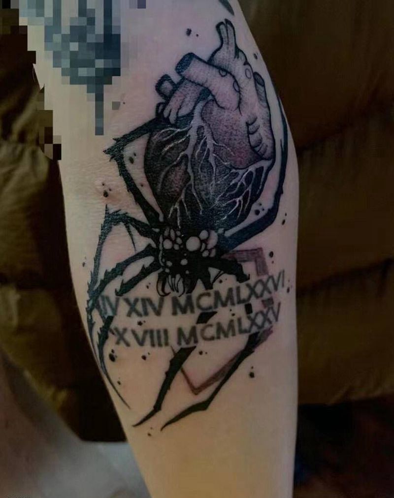 纹身模特纹身图片_手臂腿部老传统新传统纹身图案