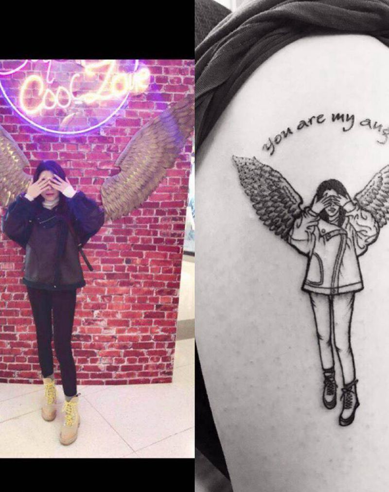 简笔画纹身图片