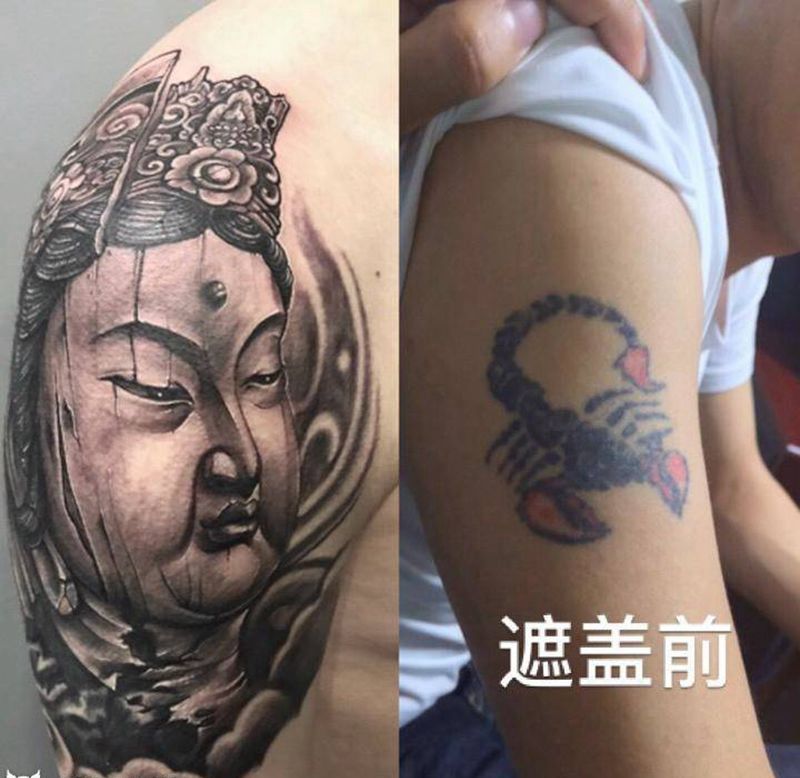 虚空藏菩萨纹身图片