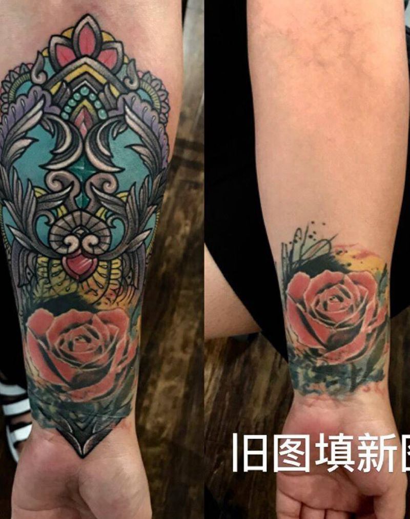 旧图换新颜纹身图片