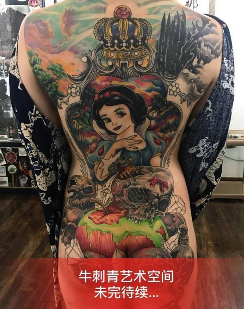 白雪公主纹身图片