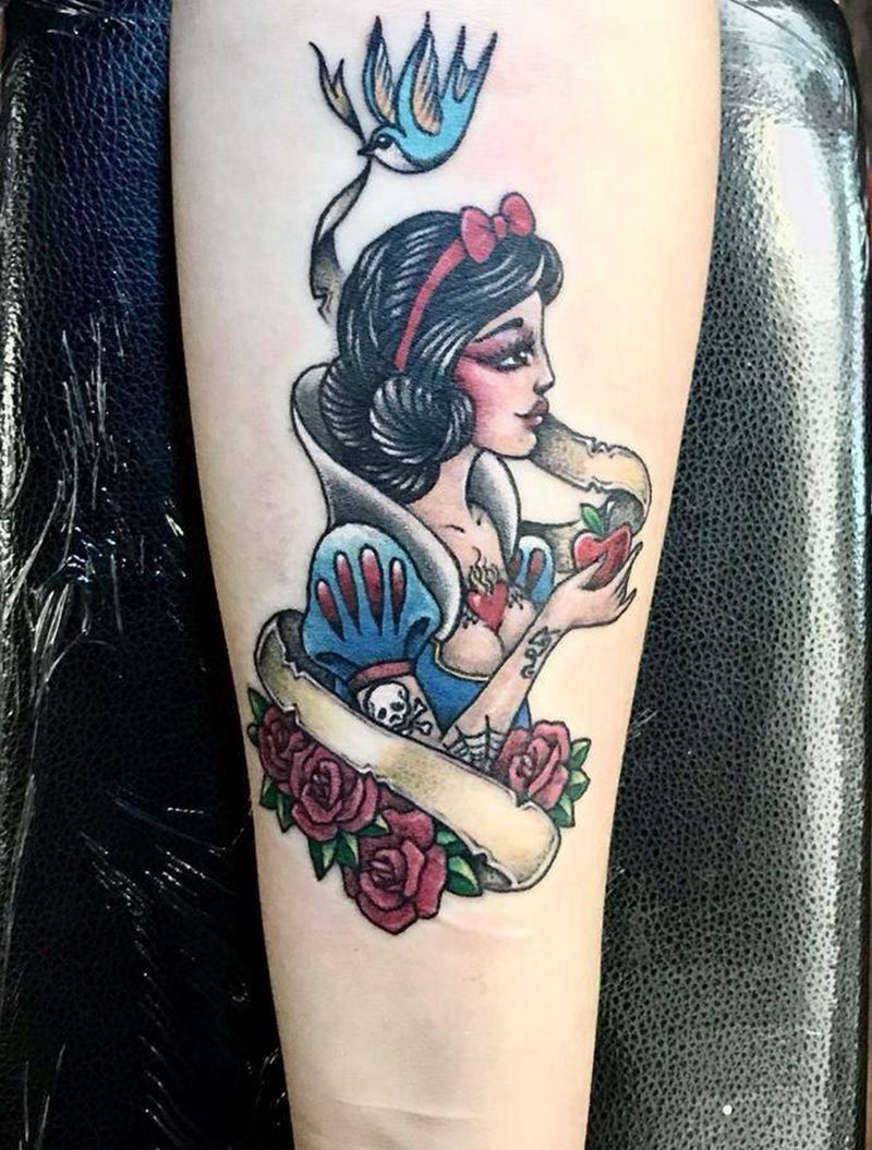 白雪公主纹身图片