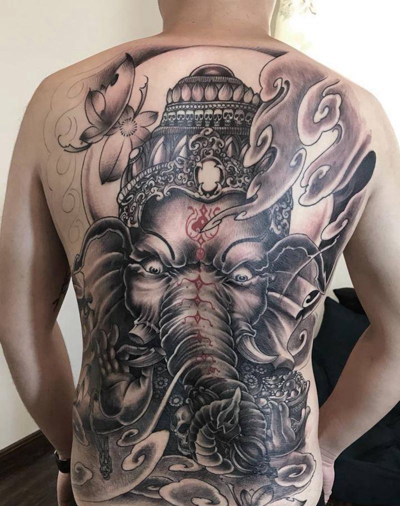 象神，未完待续……纹身图片