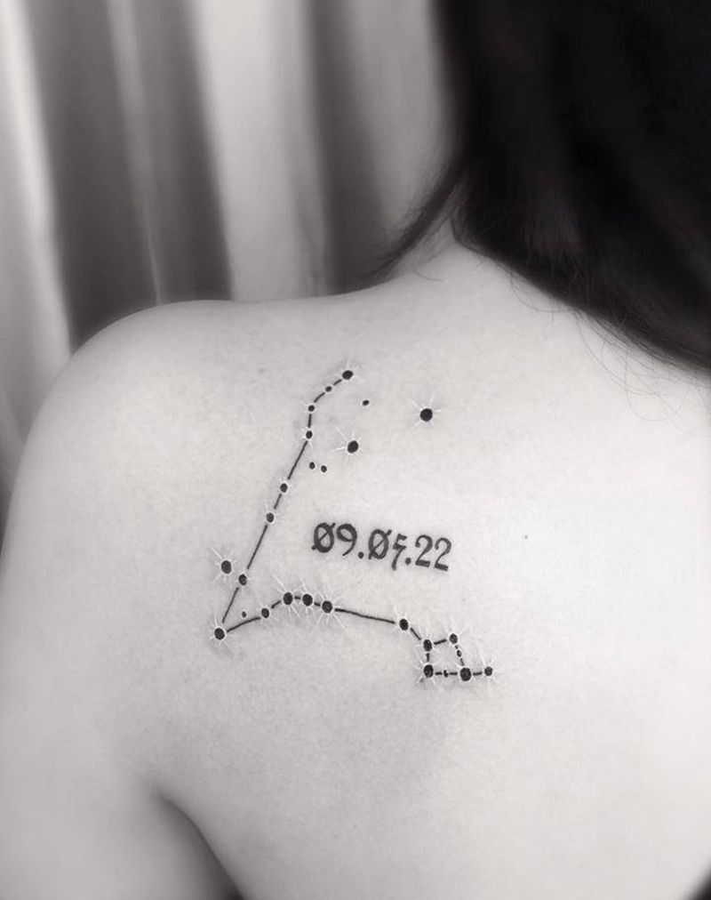 双鱼座纹身图片