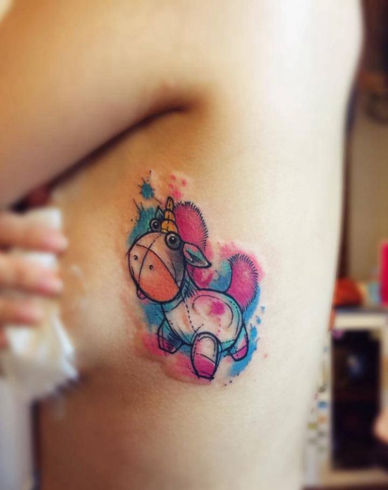 独角兽纹身图片