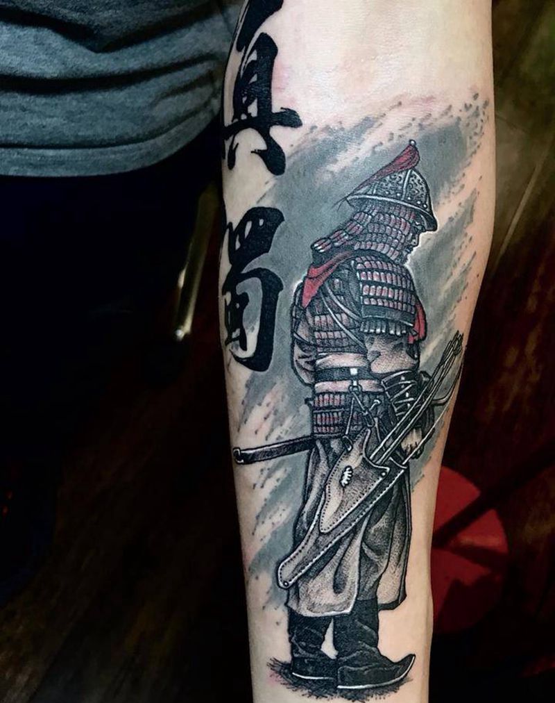 戚家军纹身图片