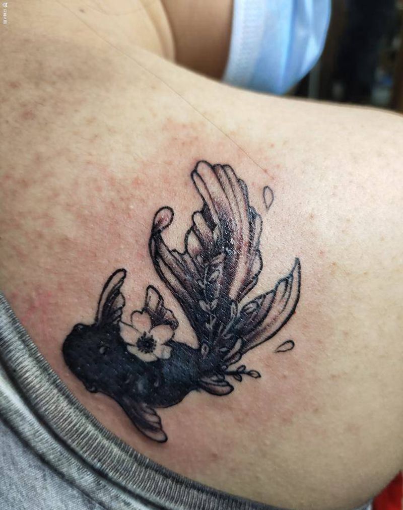 遮盖纹身图片_肩部纹身图案