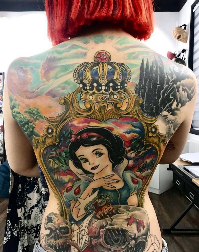 《白雪公主》未完待续……纹身图片