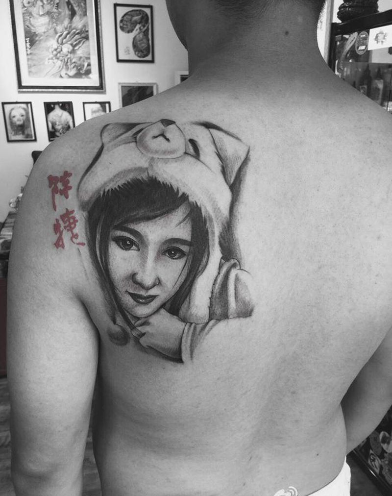 肖像纹身图片