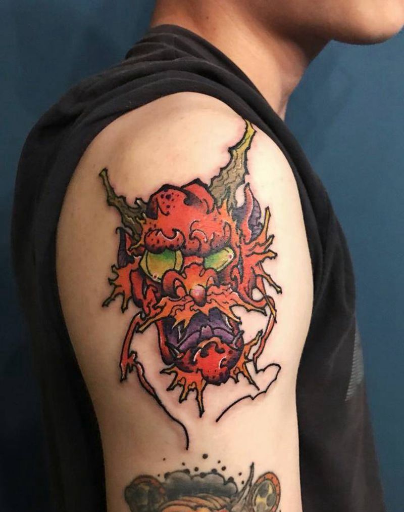 水龙头纹身图片