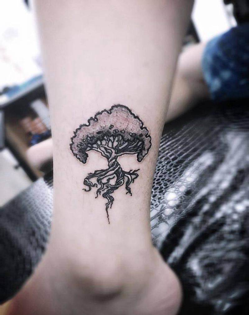 小树纹身图片
