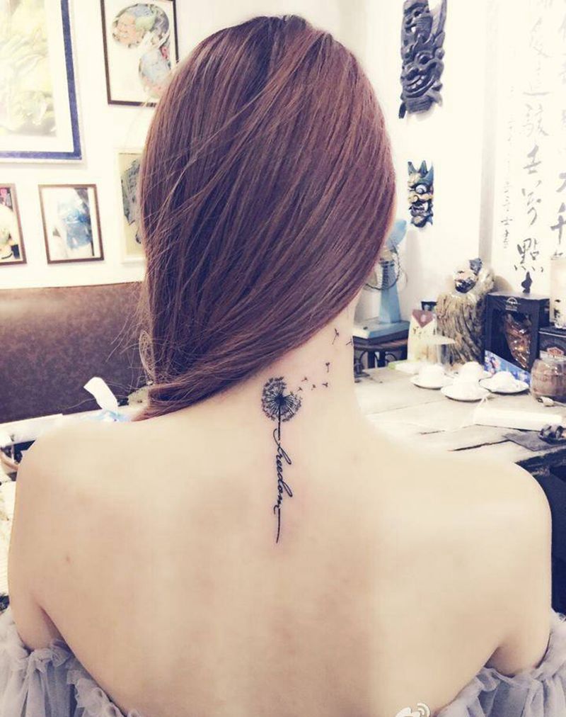 蒲公英纹身图片