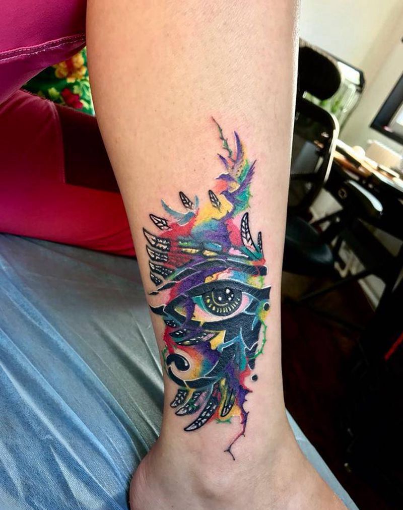 全视之眼纹身图片