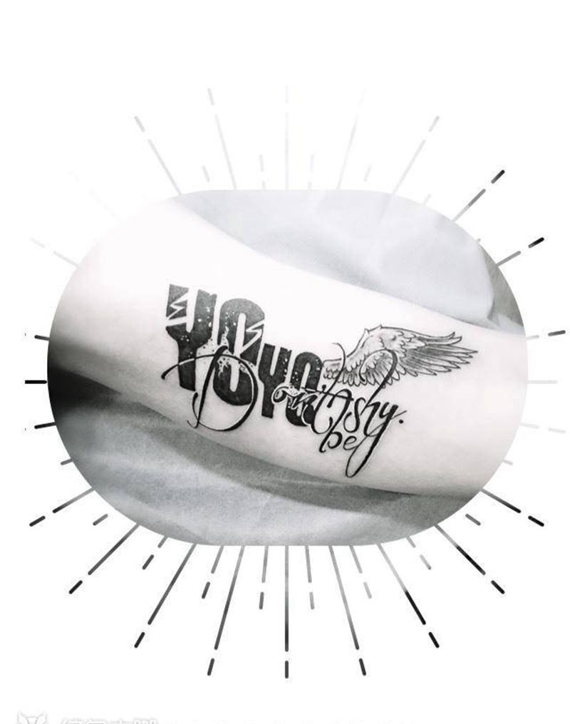 孩子名字纹身图片