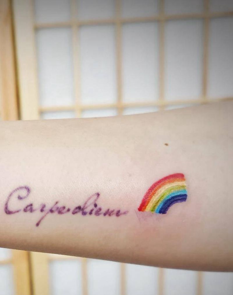 小清新纹身图片_手臂纹身图案