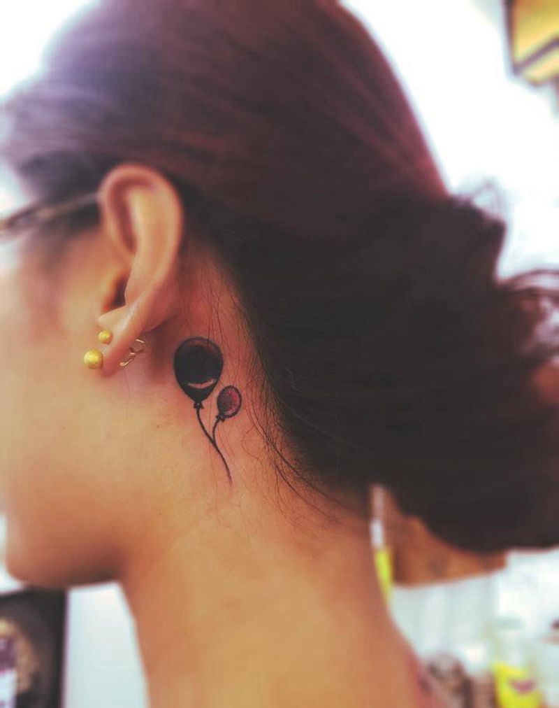 小气球儿纹身图片