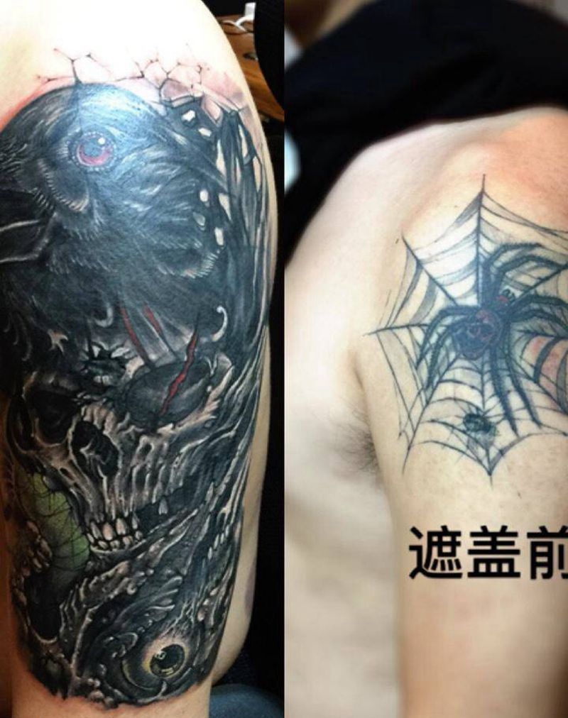 暗黑风格纹身图片