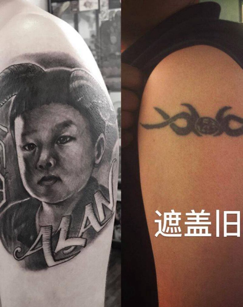肖像纹身图片