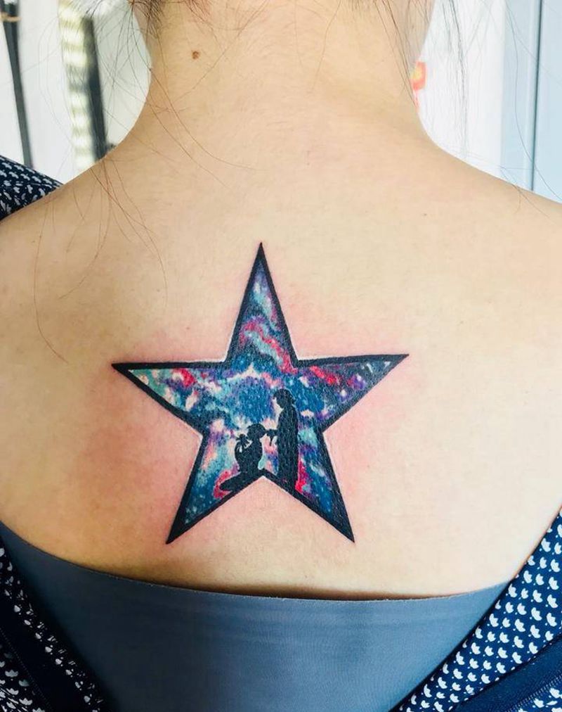 星空纹身图片