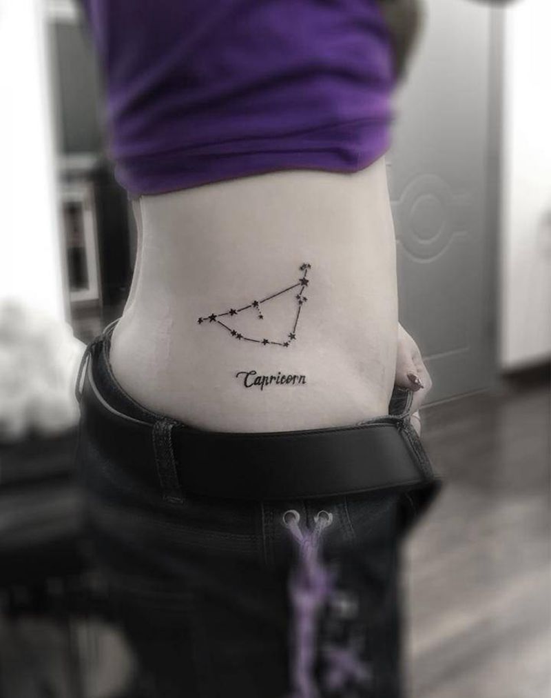 摩羯座纹身图片