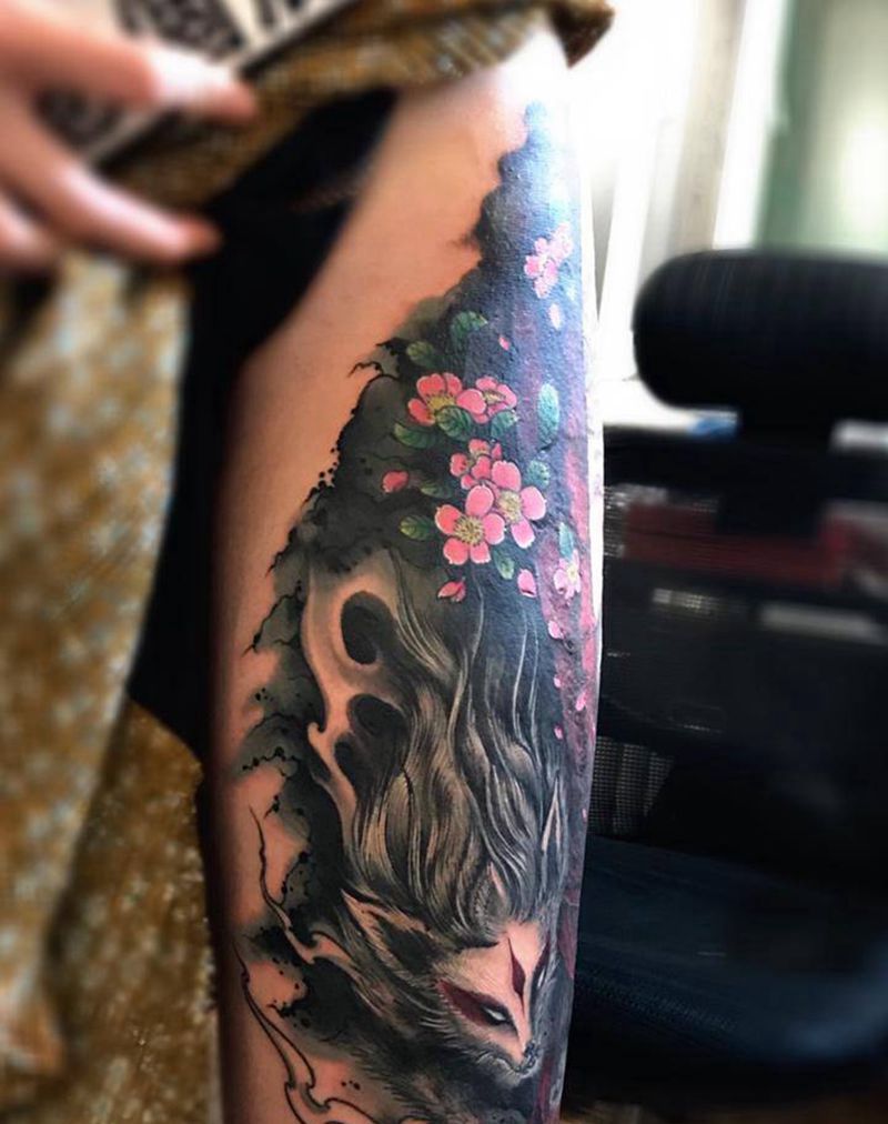 洛煌笈中插图纹身图片