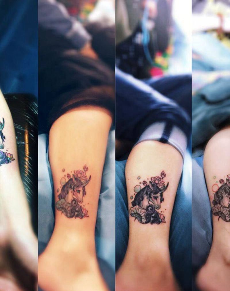 独角兽纹身图片