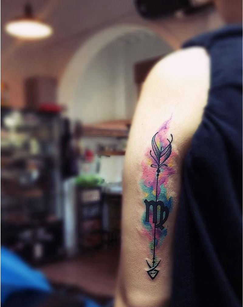 处女座纹身图片