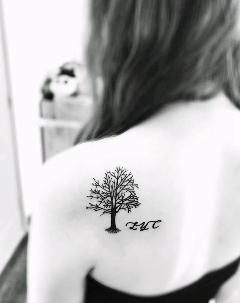 树纹身图片