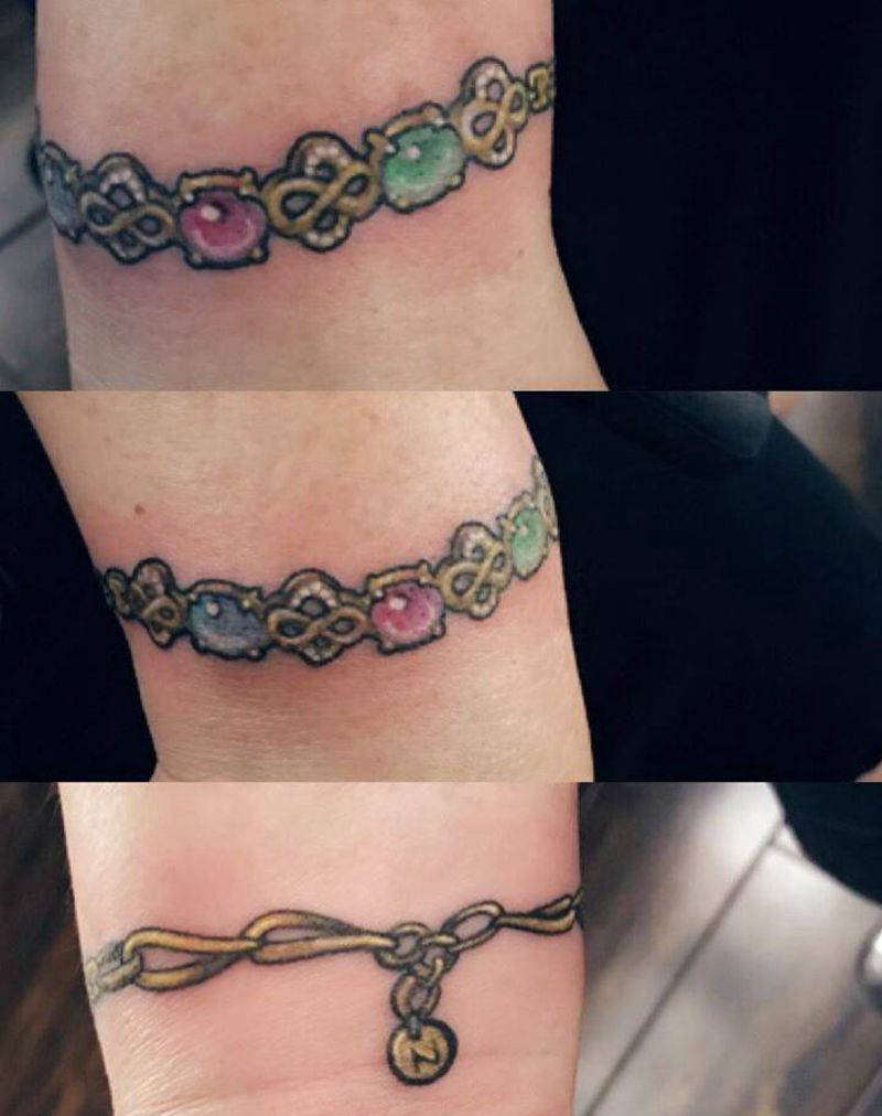 手链纹身图片