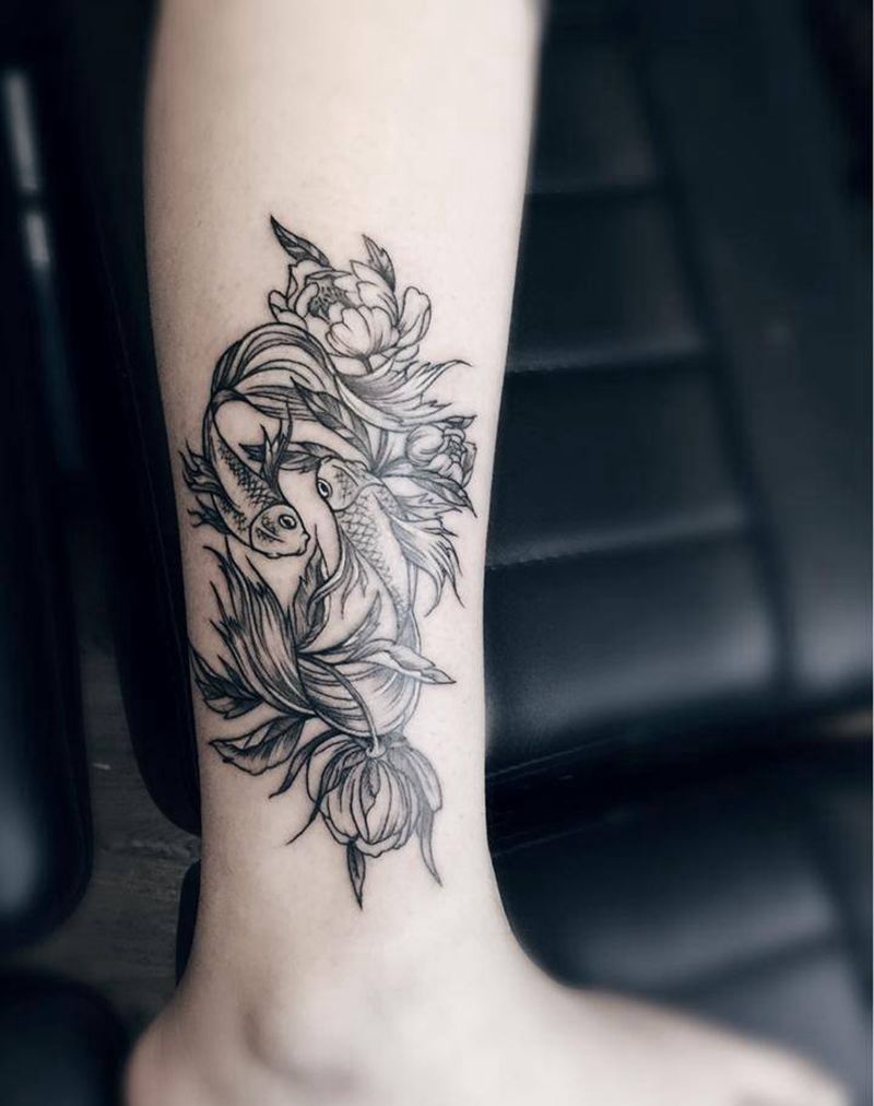 双鱼座纹身图片