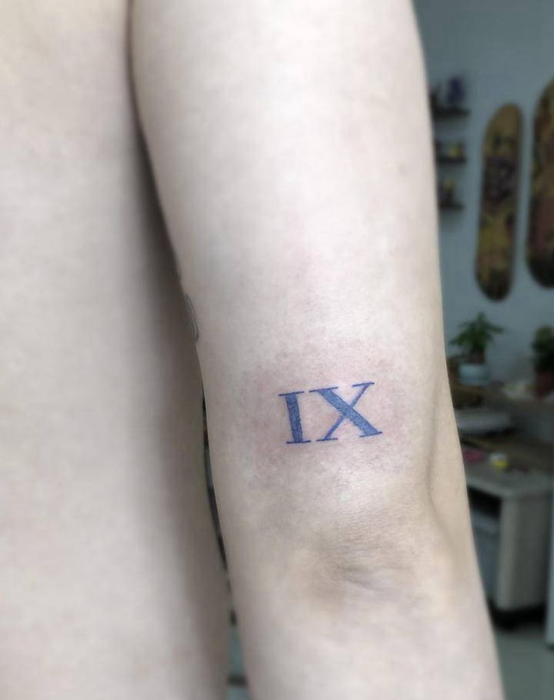 IX纹身图片_手臂图腾纹身图案