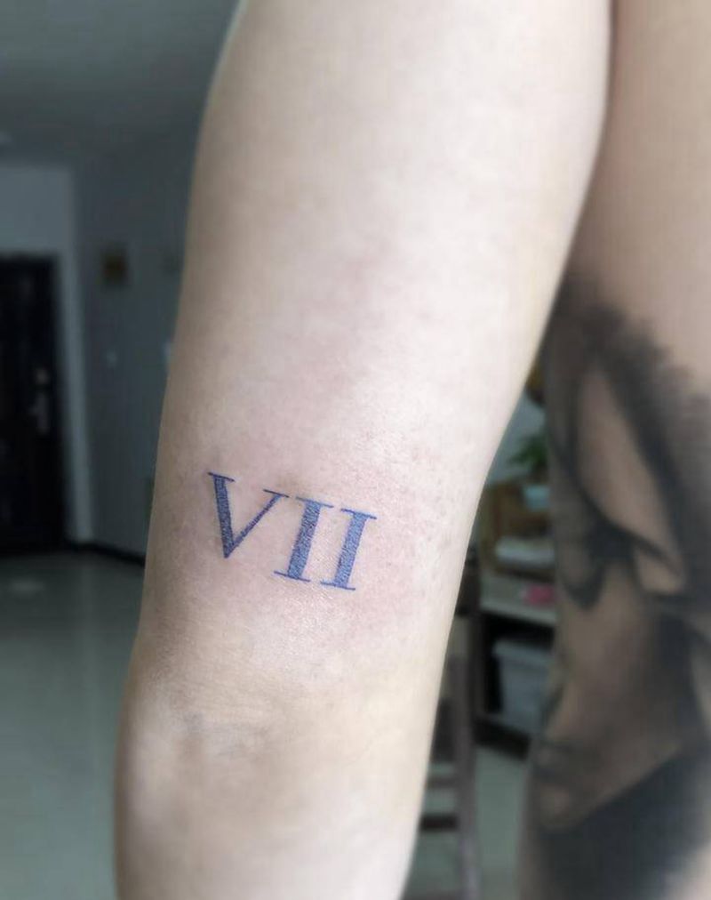 VII纹身图片_手臂图腾纹身图案